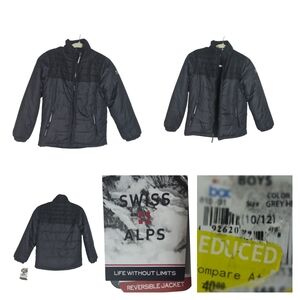 Boys' Reversible Black Jacket